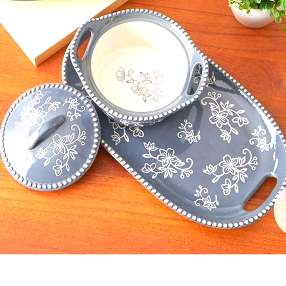 Temp-Tations Other - - New Temp-tations 3pc soup tray set - Gray